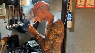 DISCOVER Secret Japanese Apartment Bar Run by Tattooed Chef [upl. by Esyak]