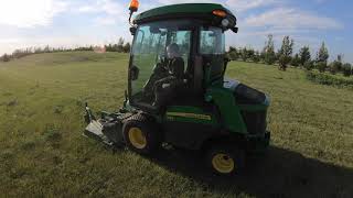 Ely Farms  John Deere  1585 Mower  4K [upl. by Valentine243]