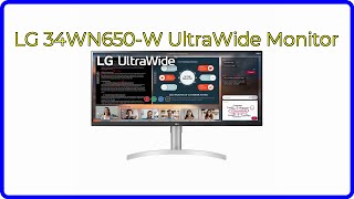 REVIEW 2024 LG 34WN650W UltraWide Monitor ESSENTIAL details [upl. by Aronal]