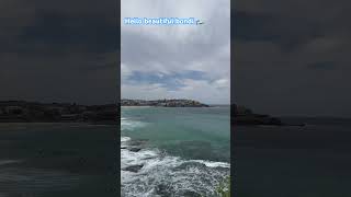 It’s first experience in Bondi beach👙🏖️🐚🌊☀️🏝️bondibeach sydneycity swimming bondi [upl. by Nodnarg]