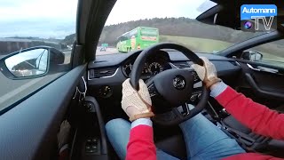 2016 Skoda Octavia RS 230  Kasseler Berge RUN 60FPS [upl. by Eitteb]