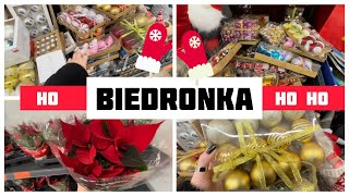 BIEDRONKA 📍ILE TU BOMBEK❗️ ŚWIĄTECZNY Przegląd KOSZY📍Cudowne dekoracje 🎄🎄🎄 [upl. by Dona]