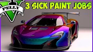 GTA 5 ONLINE quotPAINT JOBSquot MattePearlescent Glitch BEST METHOD RARE GTA PAINT JOBS [upl. by Suhail476]