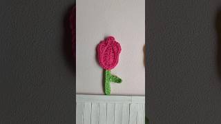 Tulipán a Crochet MUY FÁCIL 🌷 tutorialcrochet patrongratis [upl. by Nitsud]