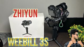 Zhiyun weebill 3s  unboxing amp Review balance amp setup 🎥🎥 [upl. by Gaul]