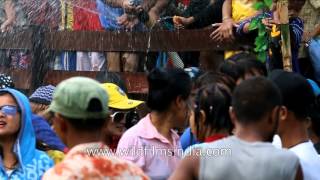 Water festival Thingyan in Myanmar [upl. by Jago]