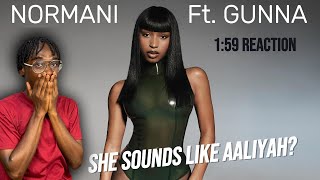 NORMANI SOUNDS AMAZING NORMANI FT GUNNA  159 MUSIC REACTION [upl. by Gonsalve526]