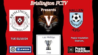 Les Phillips Cup Brislington FC v Hallen AFC [upl. by Sorvats]