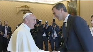 Vaticano Reali di Spagna in udienza con Papa Francesco [upl. by Jamieson]