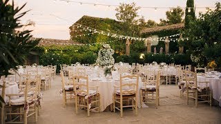 Beautifully Romantic Outdoor French Countryside Garden Rose Wedding Video [upl. by Janel]