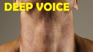 how to get a deeper voice easy in 3 minutes [upl. by Carol-Jean]