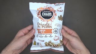 Taste Testing  Sweet Chaos Pumpkin Spice Drizzled Popcorn [upl. by Joline680]