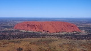 Ayers Rock  Uluru  by Helicopter with Professional Helicopter Services [upl. by Ecinna]