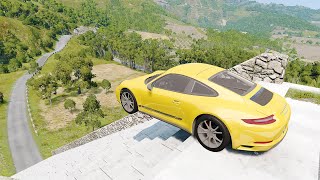 Mobil vs Stairs 11  BeamNG Drive [upl. by Park]