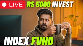 How I Invest In Index Fund Live Rs5000 Investing as a Beginner🥺 [upl. by Ula]