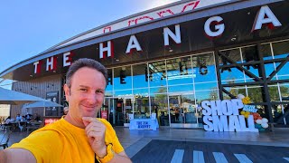 Inside the Hangar at LBX Aviationthemed Food Hall in Long Beach [upl. by Ainit]