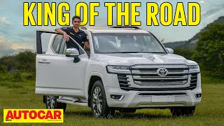 Toyota Land Cruiser LC 300 review  King of the road  First Drive  Autocar India [upl. by Ahsen]