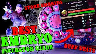 EMBRYO INCUBATOR ARK Guide How To BUFF STATS Store Embryos and Control Genes in ASA [upl. by Heim]