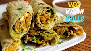 Best Veg Kathi Roll  Easy Vegetable Roll Recipe  By Chef Aadil Hussain [upl. by Doniv223]