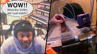 DJ Jazzy Jeff reacts to my tape scratching version of his Peter Piper routine [upl. by Strenta]