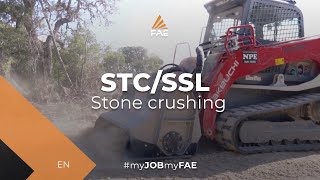 FAE STCSSL  Stone crusher for skid steer loaders [upl. by Alamac]