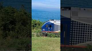 Amtrak Train Car 4622 Through St Joseph MI Along Lake Michigan shorts amtrak train travel MI [upl. by Ynnad]