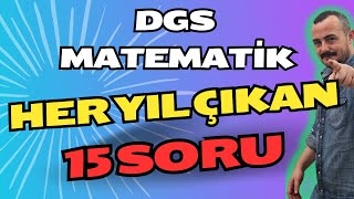 DGS Sınavında Her Yıl Gelen 15 Soru [upl. by Daht]