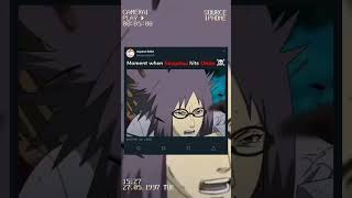 Moment when Seugetsu hits Obito ☠️ anime naruto [upl. by Lednek]