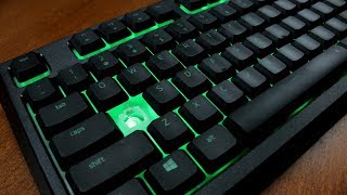 Razer Ornata keyboard review Razer MechaMembrane [upl. by Eednar]