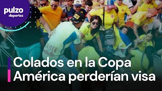 Colombianos que se colaron en La Copa América pueden perder visa y ser deportados  Pulzo Deportes [upl. by Kenzie]