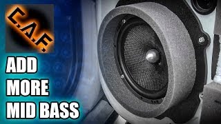 How to Add Mid Bass  Build Custom Speaker Adapters CarAudioFabrication [upl. by Otir]