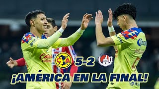 AMÉRICA PIERDE PERO AVANZA A LA FINAL LIGA MX SEMIFINALES VUELTA APERTURA 2023  EN ZONA FUT [upl. by Winfrid]