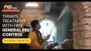 Termite Treatment with FREE General Pest Control Highlights [upl. by Idac]