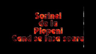 SORINEL DE LA PLOPENI  CAND SE LASA SEARA [upl. by Mylor669]