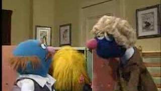 Sesame Street Grover sells wigs to that blue guy [upl. by Eserehs]