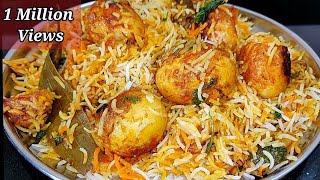 Restaurant Style Egg Biryani  Easy Egg Biryani  Anda Biryani Recipe  Ande Ki Dum Biryani [upl. by Lehcim]