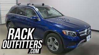 Mercedes Benz GLC Class SUV with Thule AeroBlade Edge Roof Rack [upl. by Harriet]