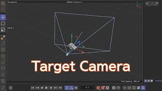 시포디 기초모션 따라가는 타겟 카메라 모션시네마 4D R25Cinema 4D Target Camera Motion [upl. by Larret]