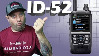 Icom Reveals the ID52AE Dual Band DSTAR Radio  New DSTAR Radio Announced [upl. by Lowry]