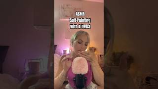 ASMR Spit Painting With A Twist Personal Attention To The Mic Clicky Whispering [upl. by Ahsikyt]