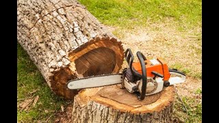 Chainsaw works independently  ASMR Sound  White Sound [upl. by Enidanreb56]