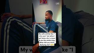 When you’re not sure she misses you 😂 funny couplelife youtubeshorts funnycomedy couplecomedy [upl. by Renell]