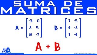 Suma de matrices [upl. by Ariaec453]