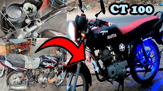 Bajaj CT 100 Full Modification [upl. by Jessamine]