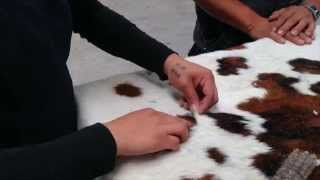 Cowhide rugs production process by Decohidescom [upl. by Yila942]