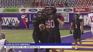 2024 IHSAA class 4A semifinals results North Polk vs North Scott [upl. by Maddy]