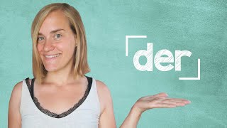 Learn Definite Articles in German  der  A1 with Jenny [upl. by Ettenej]