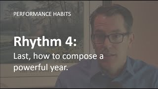 Rhythm 4 How to compose a powerful year [upl. by Bound]