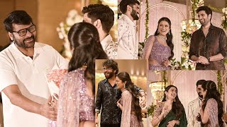 TFI Celebs Attends at Designer Shravya Varma  Srikanth Kidambi Wedding Reception  Chiranjeevi  FT [upl. by Stclair]