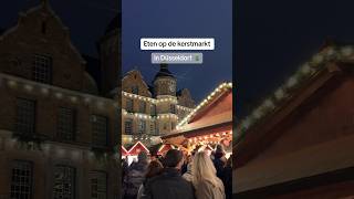 Dit is het lekkerste eten op de kerstmarkt in Düsseldorf kerstmarkt kerstmarkteten dusseldorf [upl. by Dolan517]